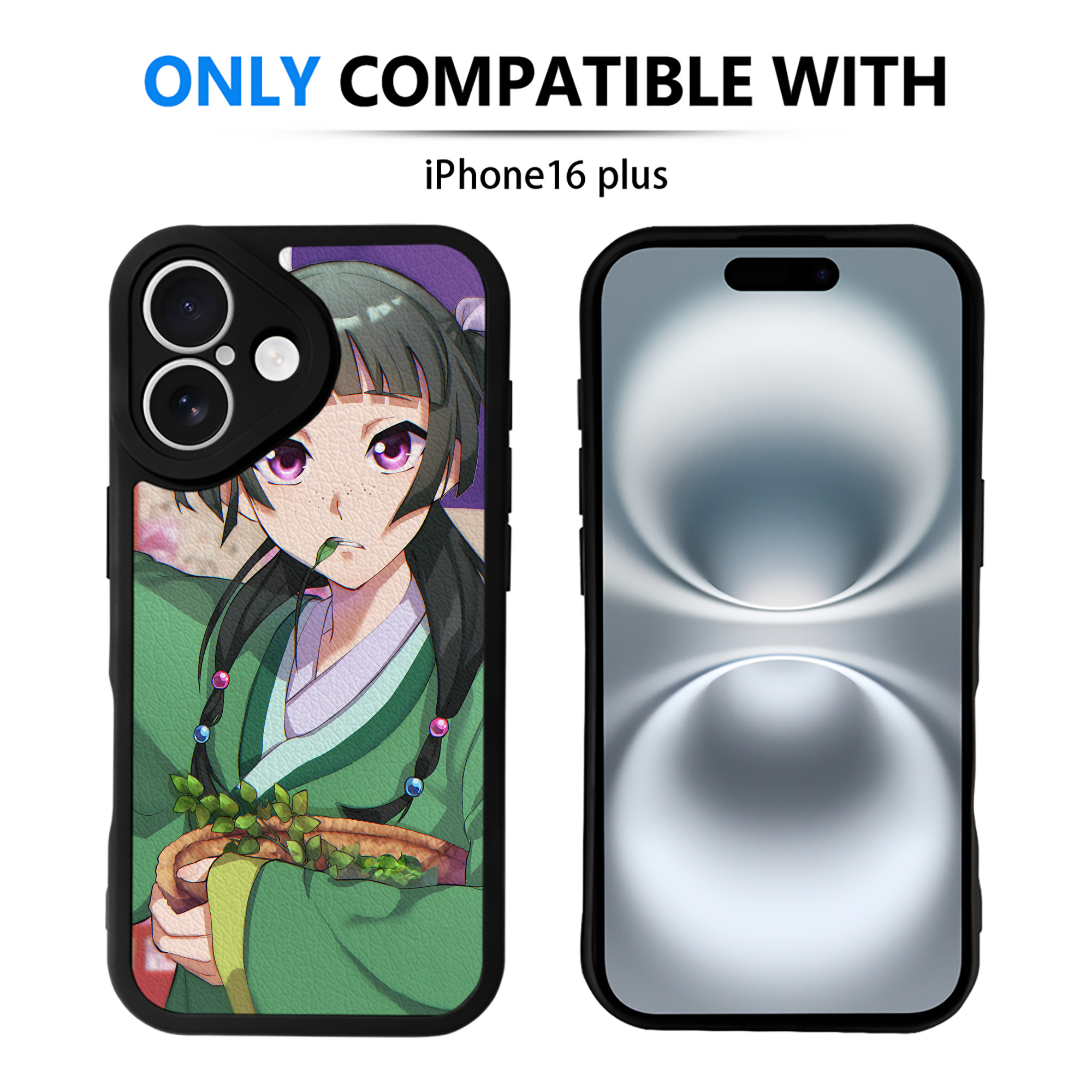 （画像用） 薬屋のひとりごと The Apothecary Diaries 【iPhone 16シリーズ対応】シリコンスマホケース（レザー調） 材質：シリコン